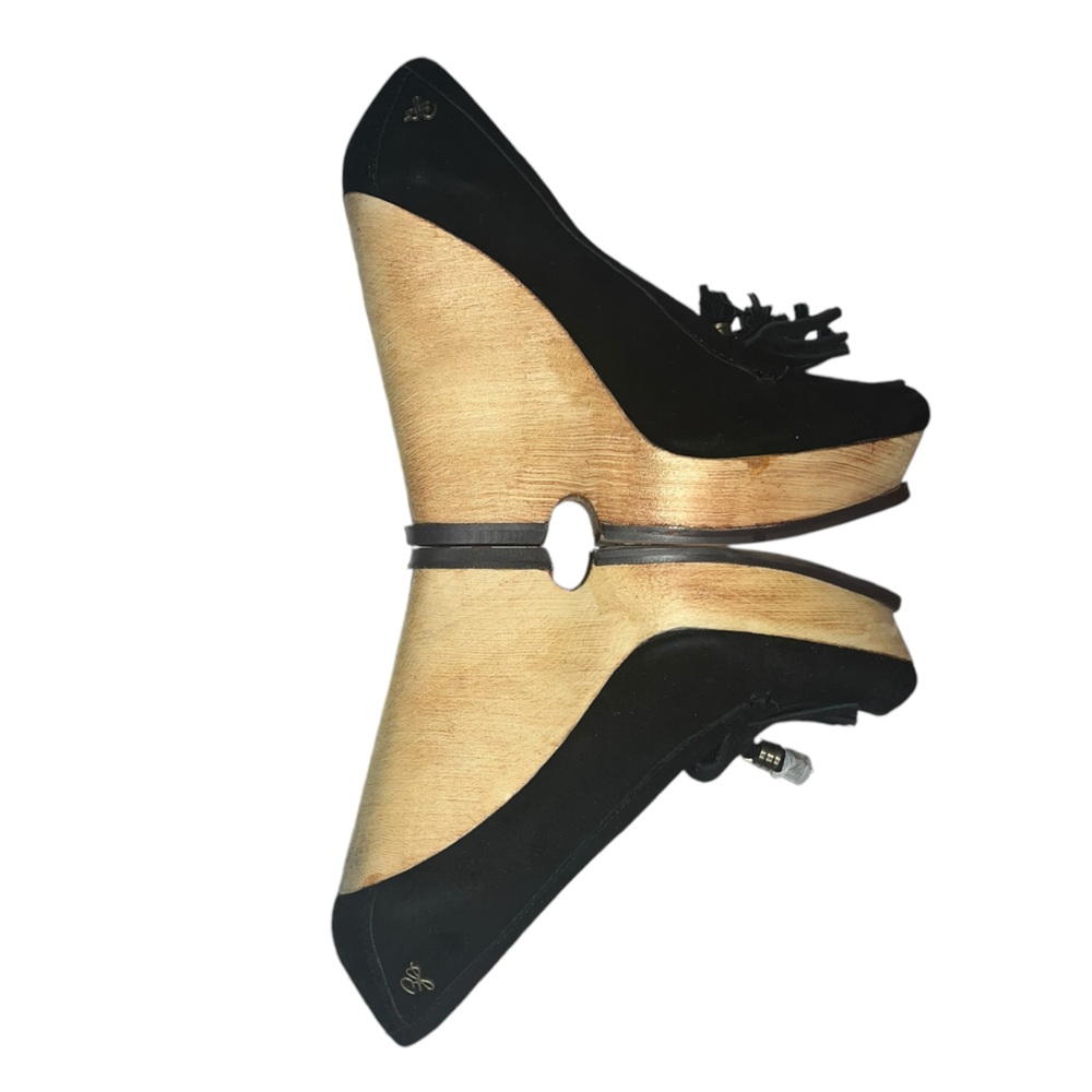 Sam Edelman Wesley Black Suede Shoes Size 8